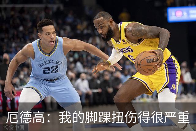 厄德高：我的脚踝扭伤得很严重